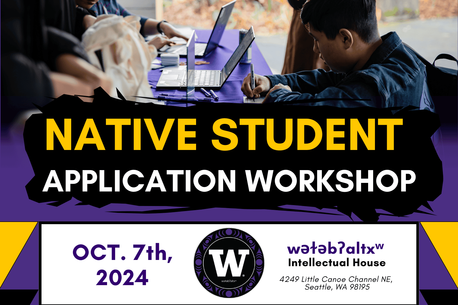 Native Student Application Workshop